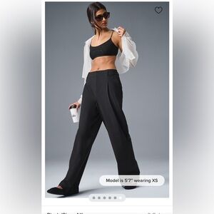 NEW—ALO High-Waist Dreamscape Trouser (Regular Length) XXS